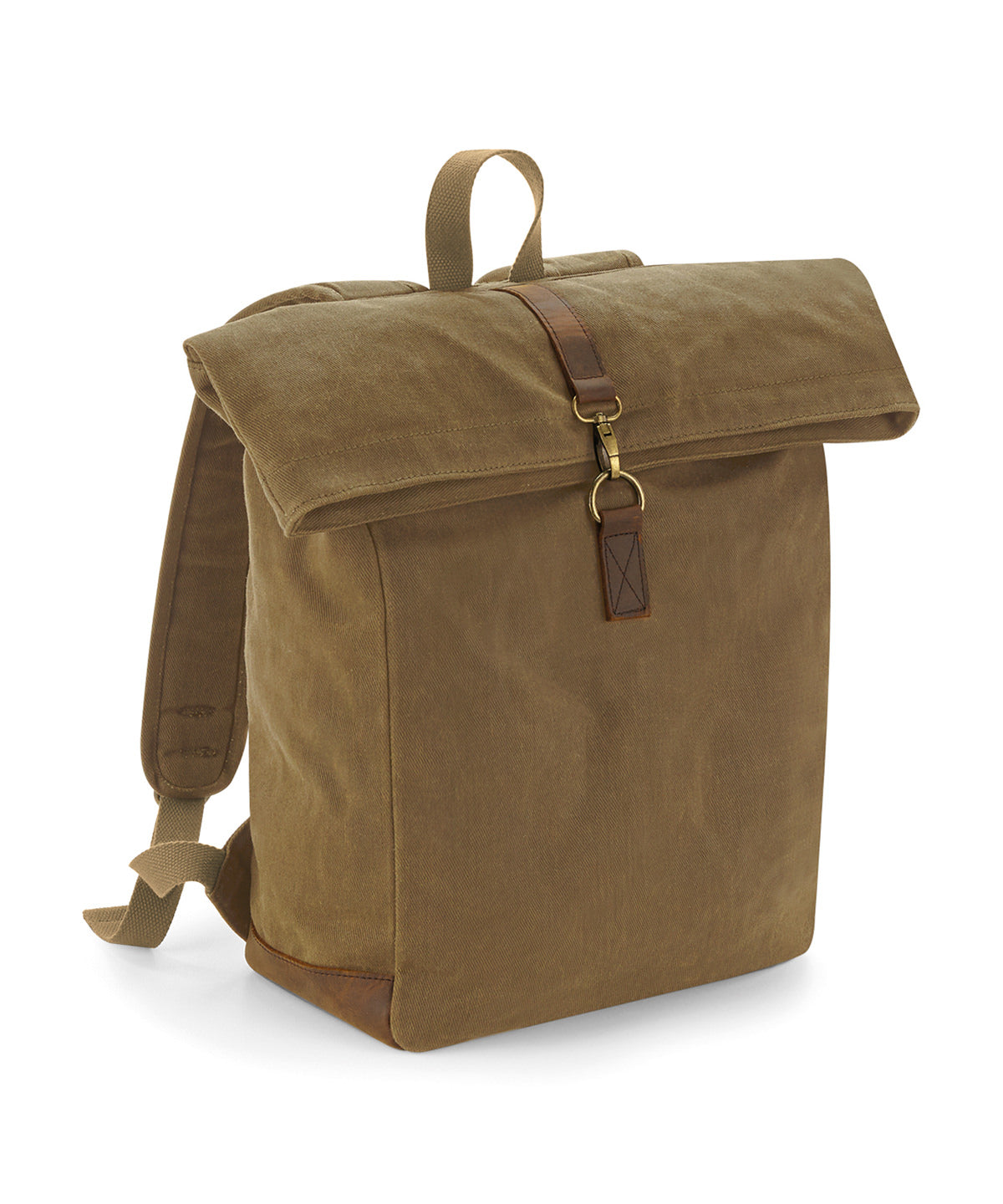 Desert Sand - Heritage waxed canvas backpack - GarmentEmbroidery