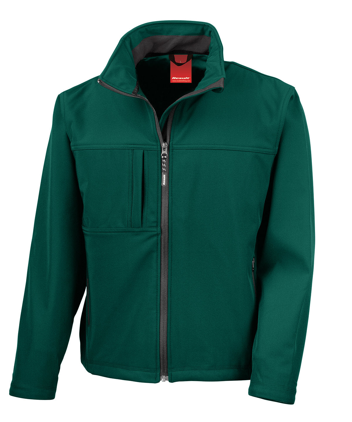 Bottle Green - Classic softshell jacket - GarmentEmbroidery