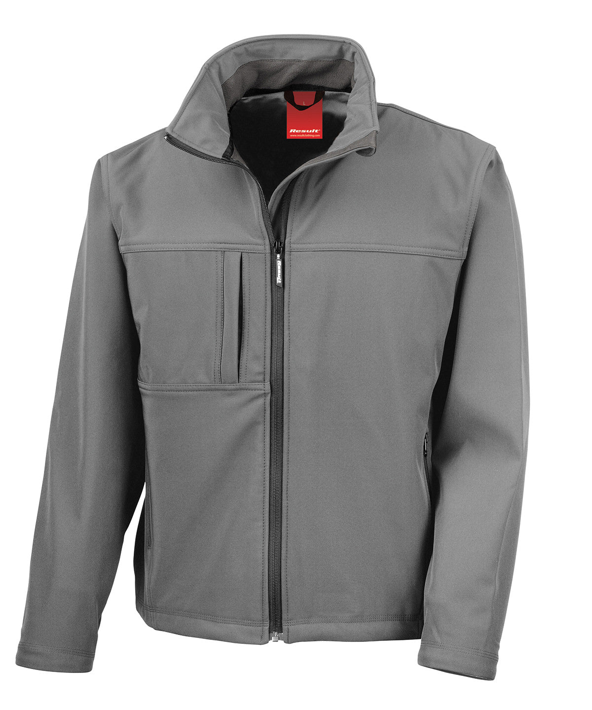 WG Grey - Classic softshell jacket - GarmentEmbroidery