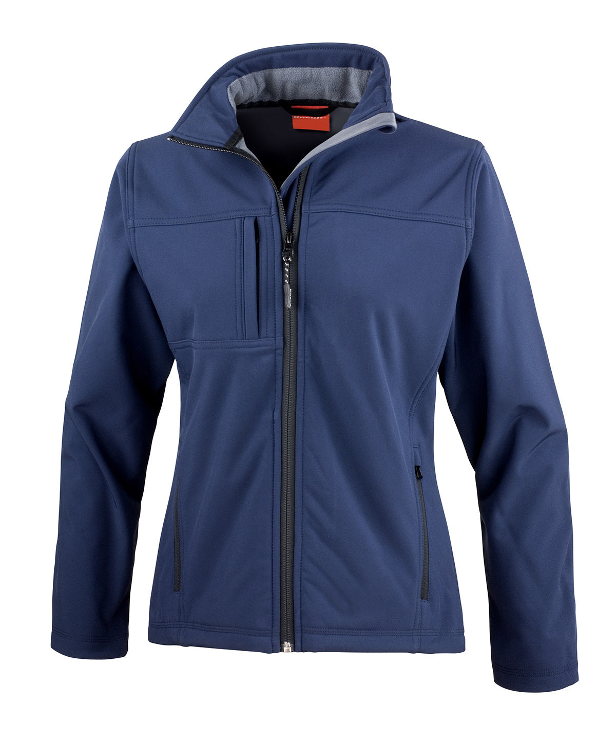 Navy - Women's classic softshell jacket - GarmentEmbroidery