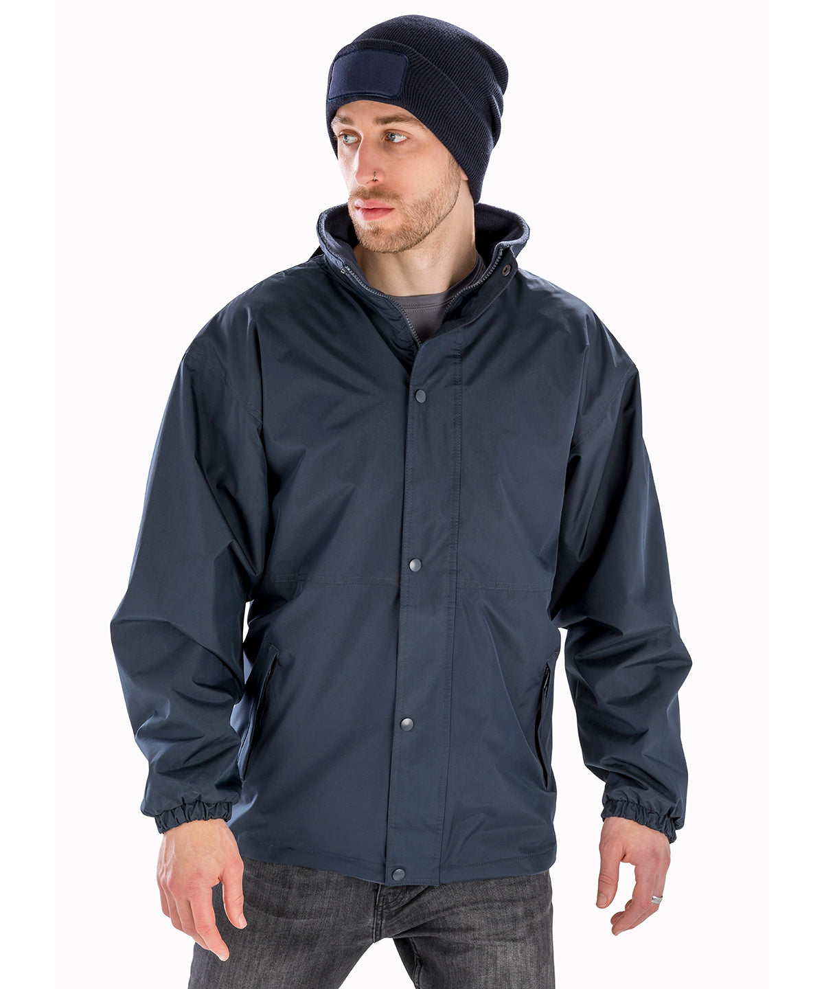 Navy/Navy* - Reversible StormDri 4000 jacket - GarmentEmbroidery