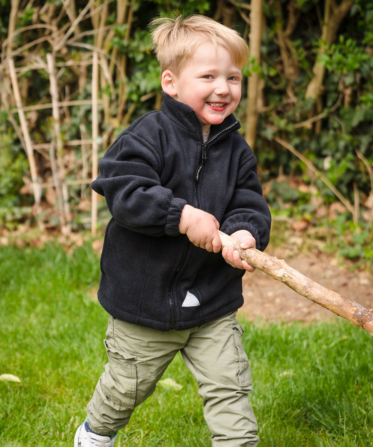 Black - Junior PolarTherm™ jacket - GarmentEmbroidery