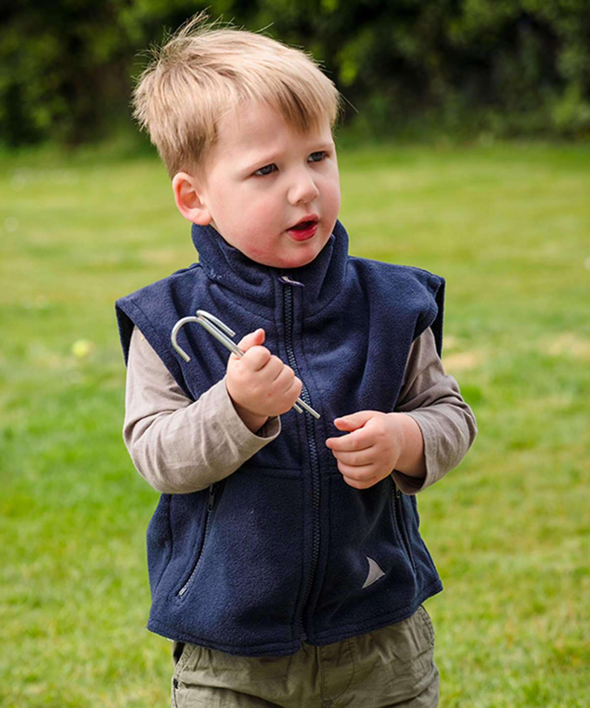 Navy - Junior PolarTherm™ bodywarmer - GarmentEmbroidery