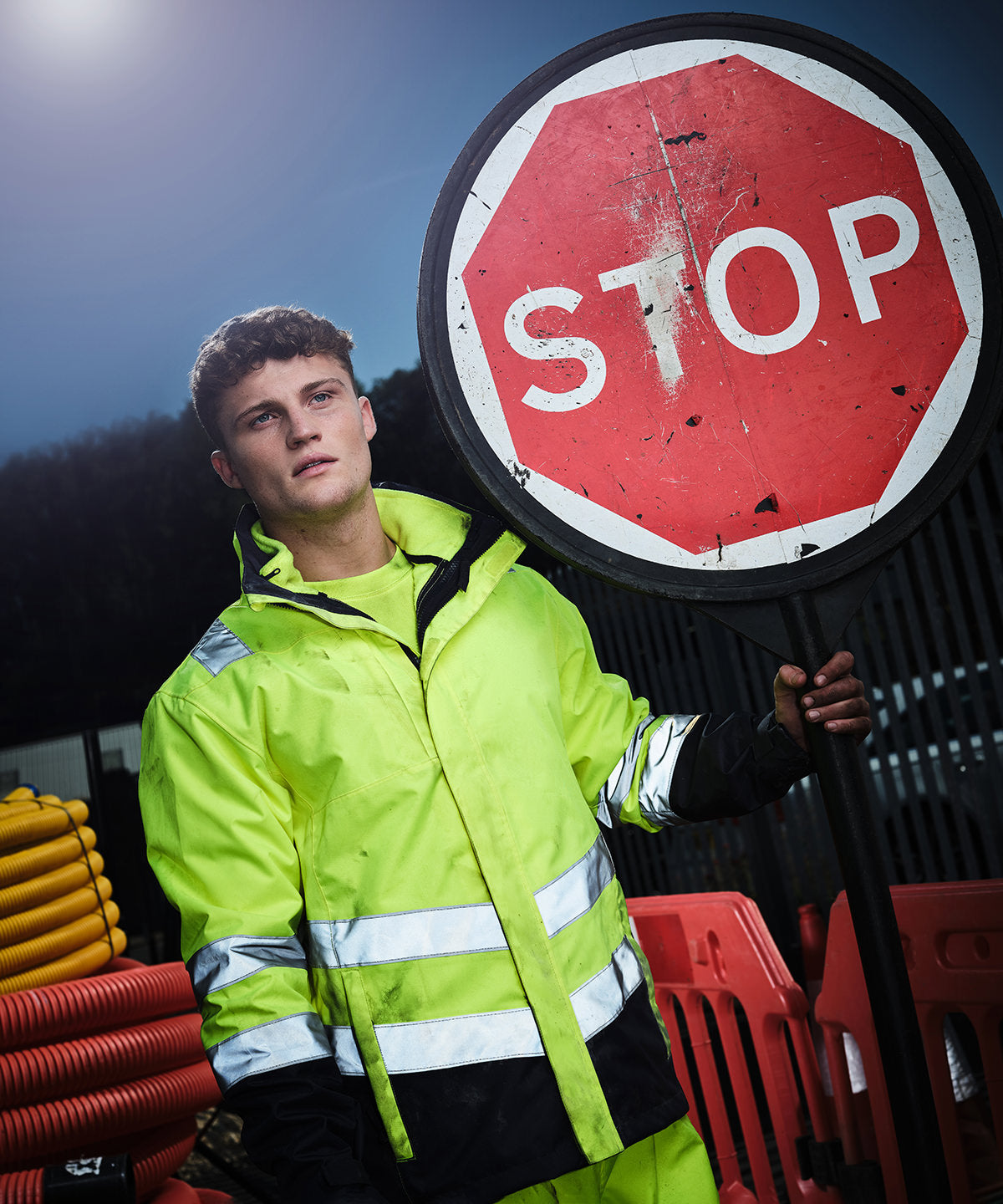 Yellow/Navy - Pro hi-vis 3-in-1 jacket - GarmentEmbroidery