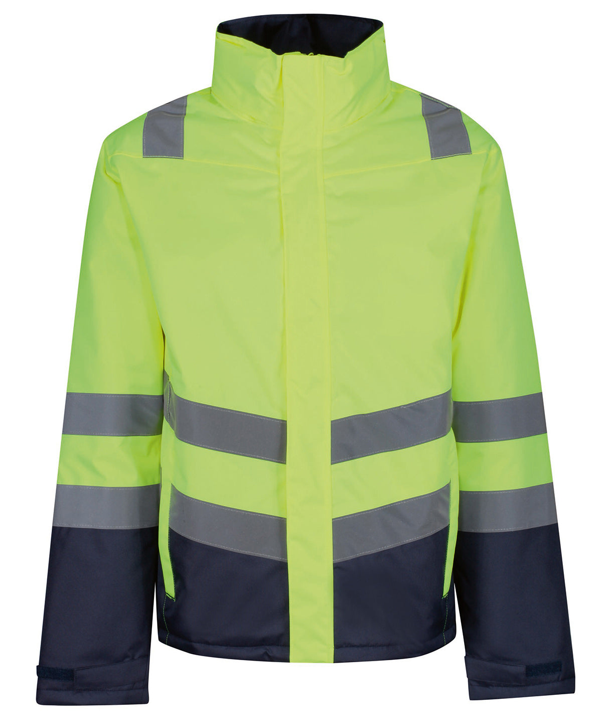 Yellow/Navy - Pro hi-vis insulated parka - GarmentEmbroidery