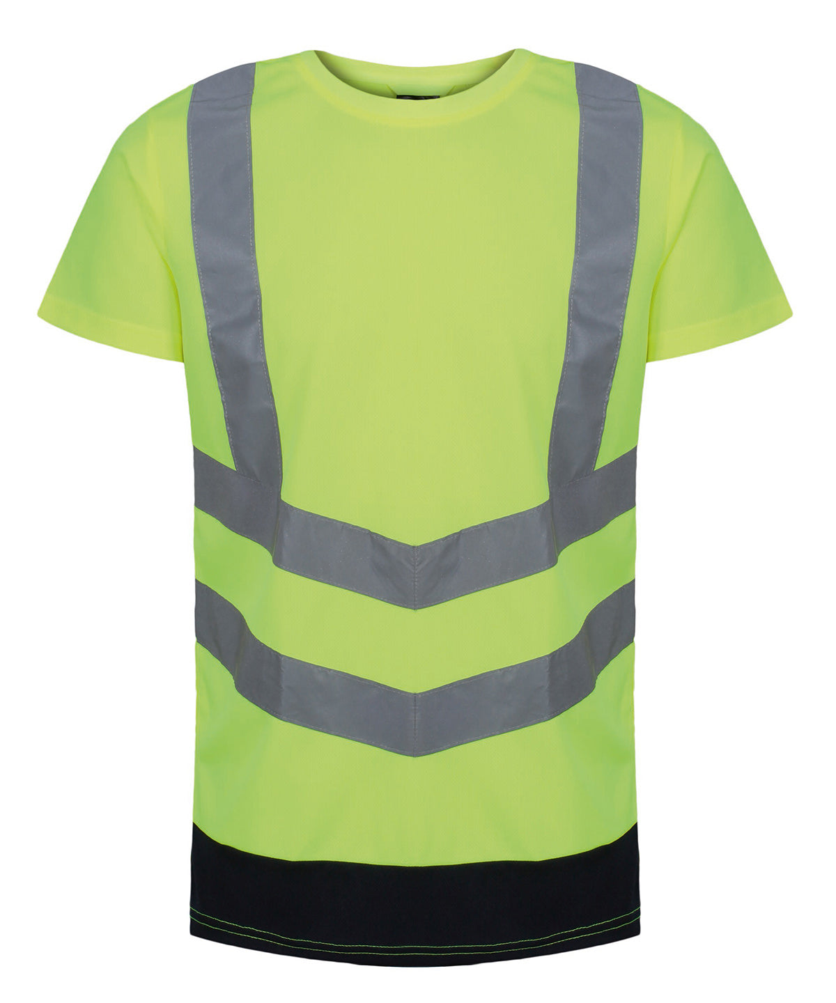 Yellow/Navy - Pro hi-vis short sleeve t-shirt - GarmentEmbroidery