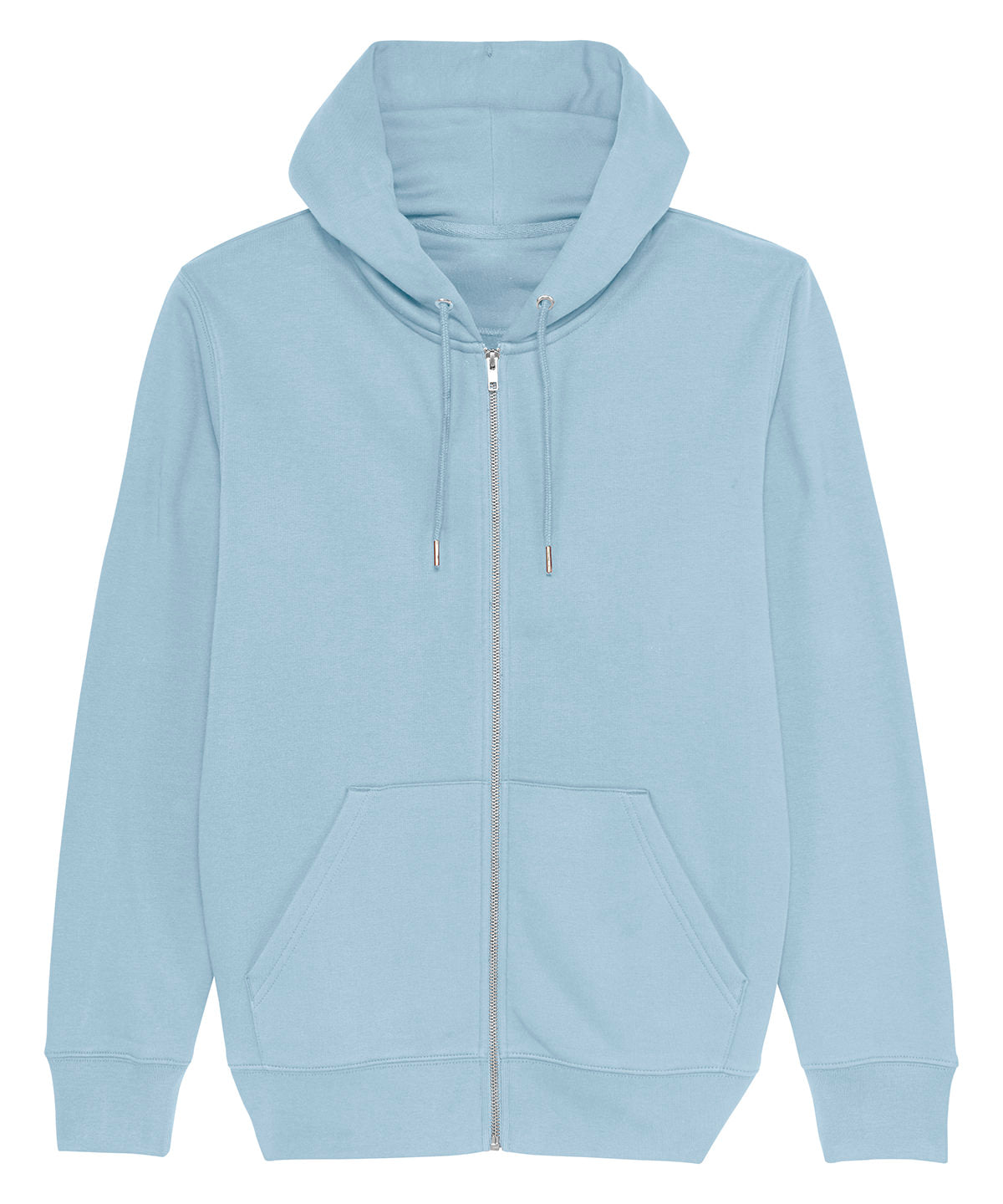 Sky Blue - Cultivator, unisex iconic zip-thru hoodie sweatshirt (STSM566) - GarmentEmbroidery