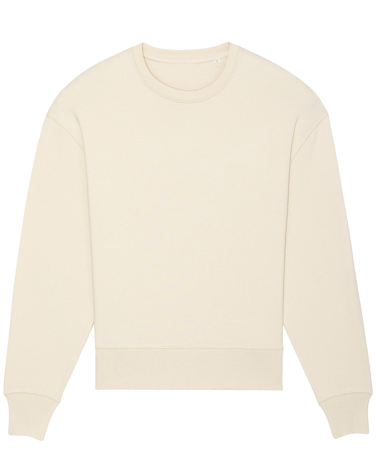 Natural Raw - Radder oversized brushed crewneck (STSU857) - GarmentEmbroidery