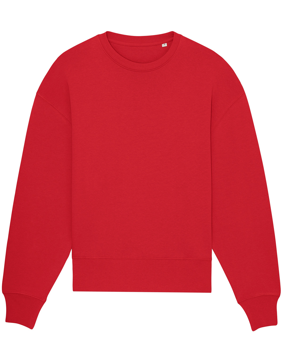 Red - Radder oversized brushed crewneck (STSU857) - GarmentEmbroidery