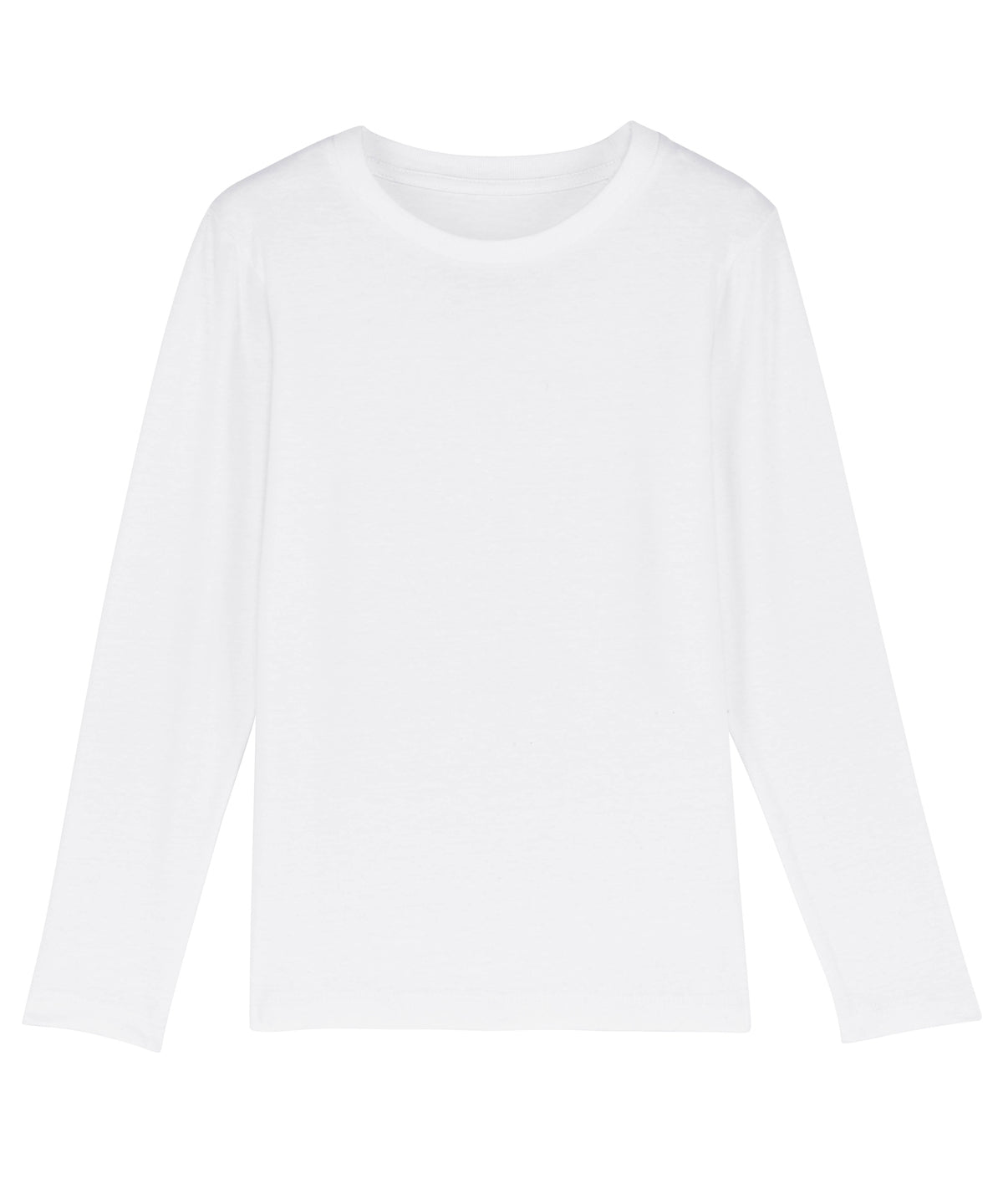 White - Mini hopper long sleeve kids t-shirt (STTK907) - GarmentEmbroidery