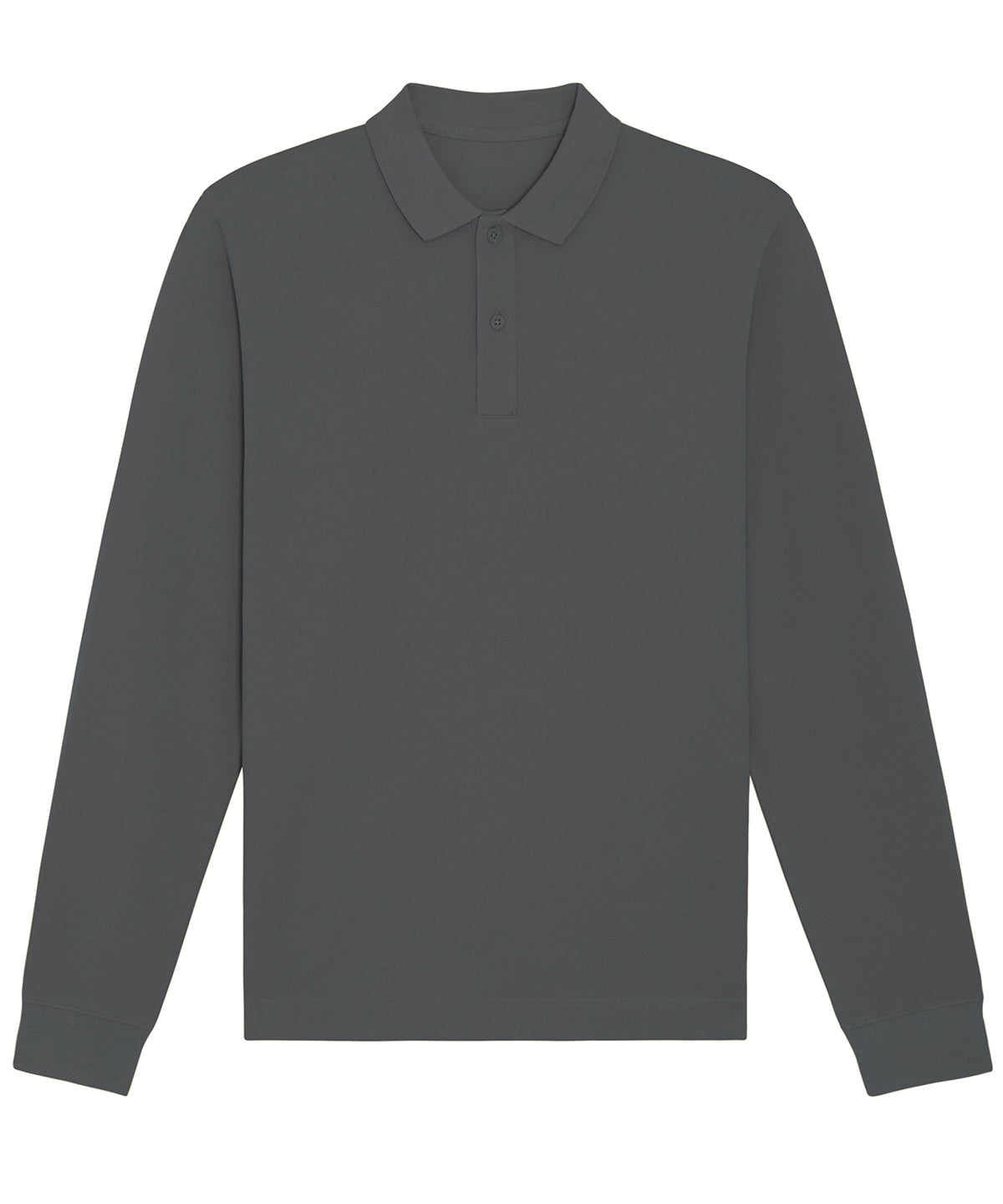 Anthracite - Prepster long sleeve unisex polo (STPU332) - GarmentEmbroidery