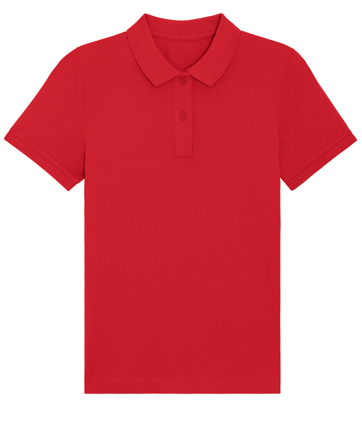 Red - Stella Elliser women's fitted piqué short sleeve polo  (STPW333) - GarmentEmbroidery