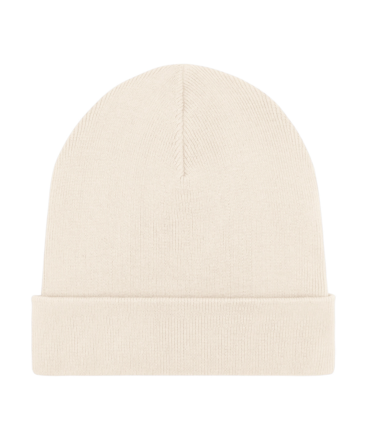 Natural - Rib beanie in unisex fit (STAU772) - GarmentEmbroidery