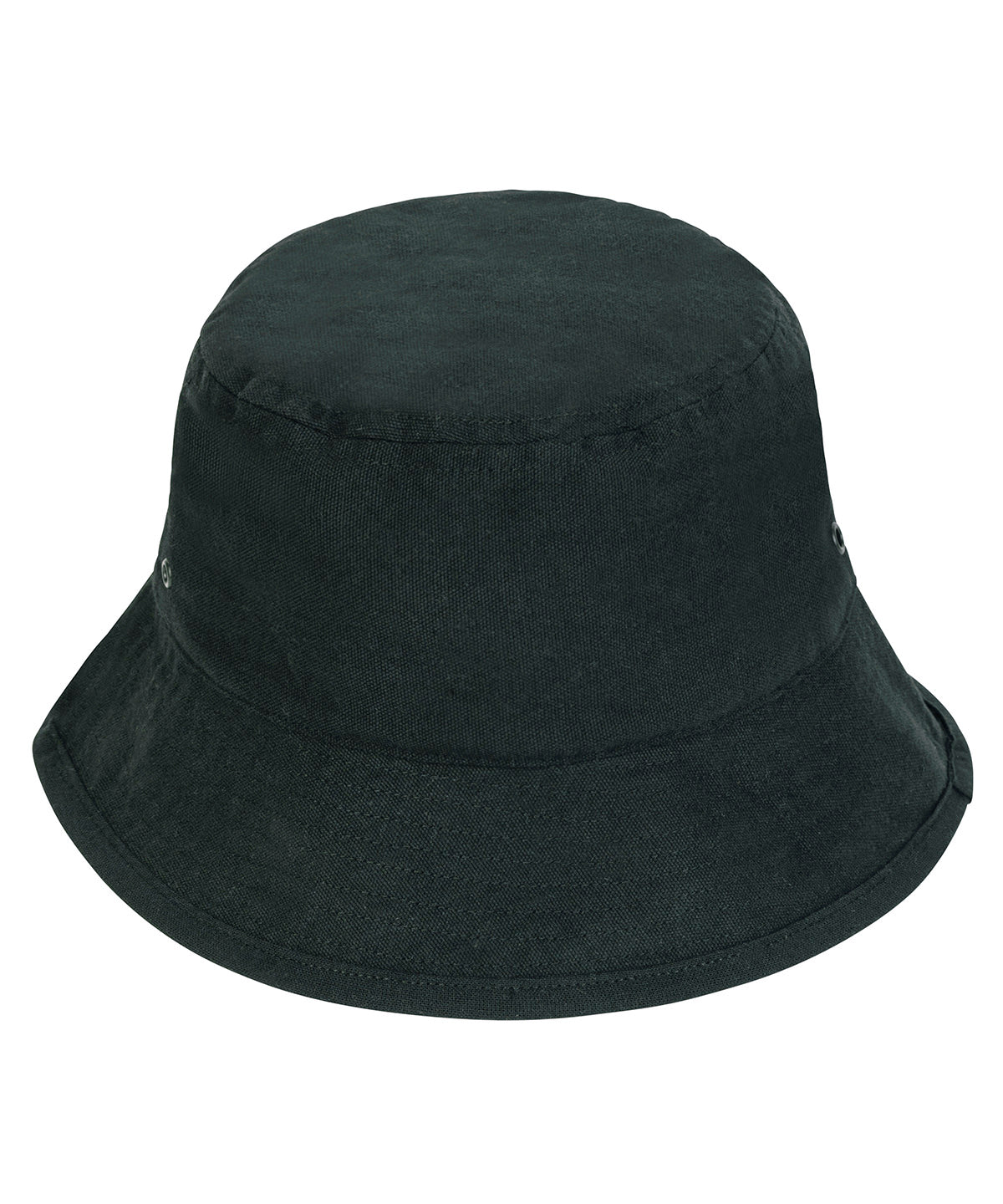 Black - Bucket hat with metal eyelets (STAU893) - GarmentEmbroidery