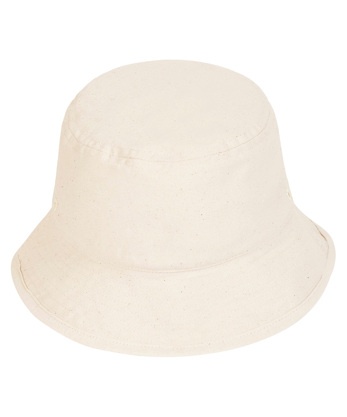 Natural - Bucket hat with metal eyelets (STAU893) - GarmentEmbroidery