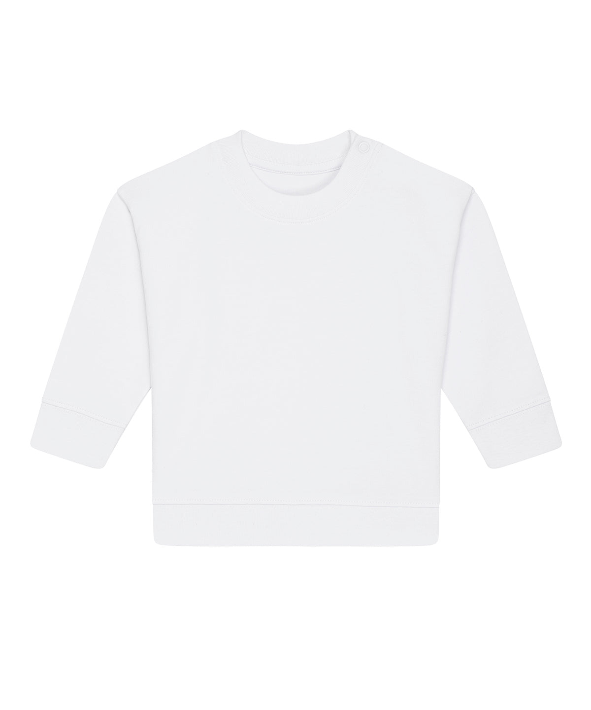 White - Baby Changer terry crew neck sweatshirt (STSB920) - GarmentEmbroidery