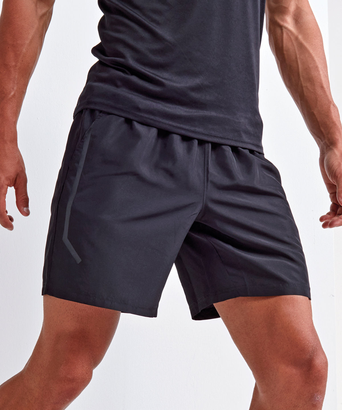 Black - TriDri® training shorts - GarmentEmbroidery