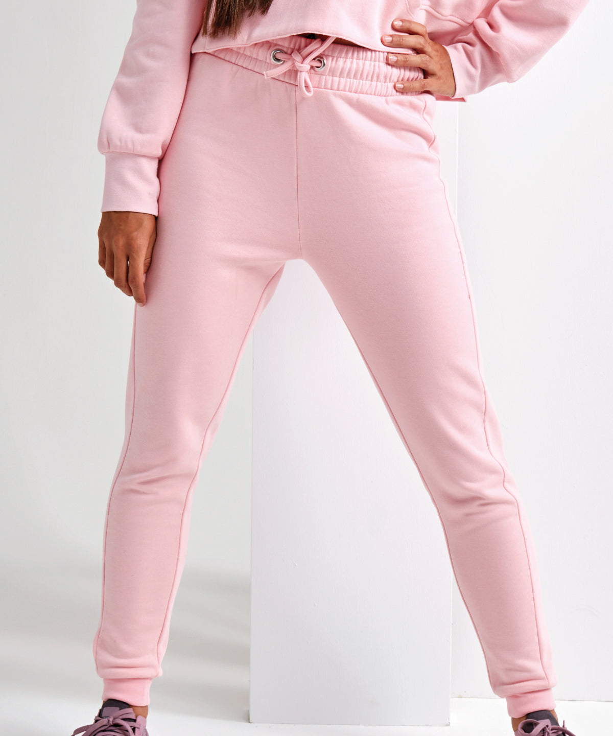 Light Pink - Women's TriDri® fitted joggers - GarmentEmbroidery