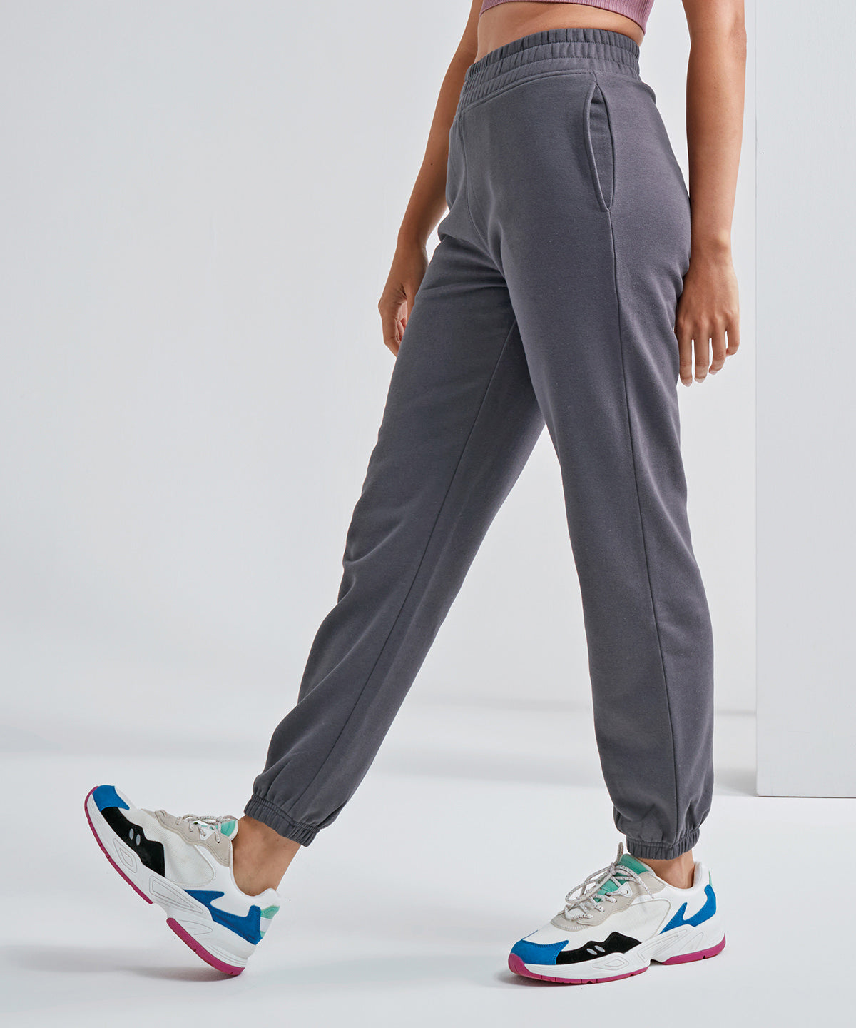 Heather Grey - Women's TriDri® classic joggers - GarmentEmbroidery