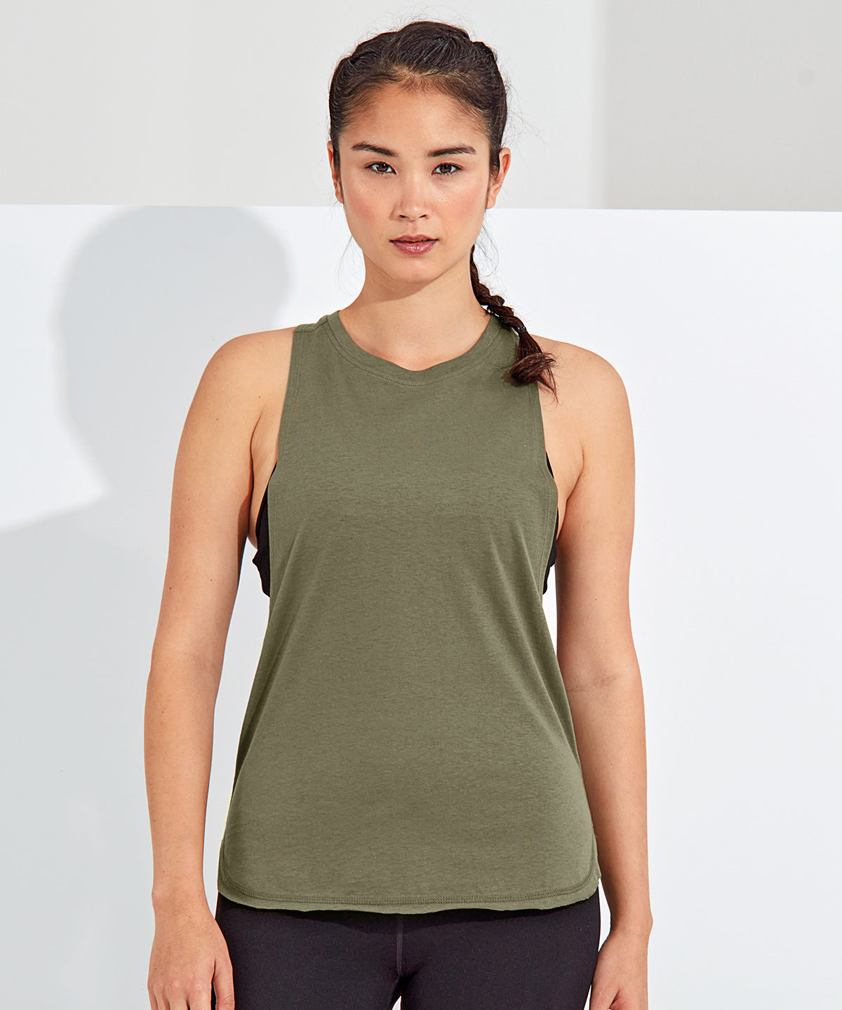 Charcoal - Women's TriDri® organic tank top - GarmentEmbroidery