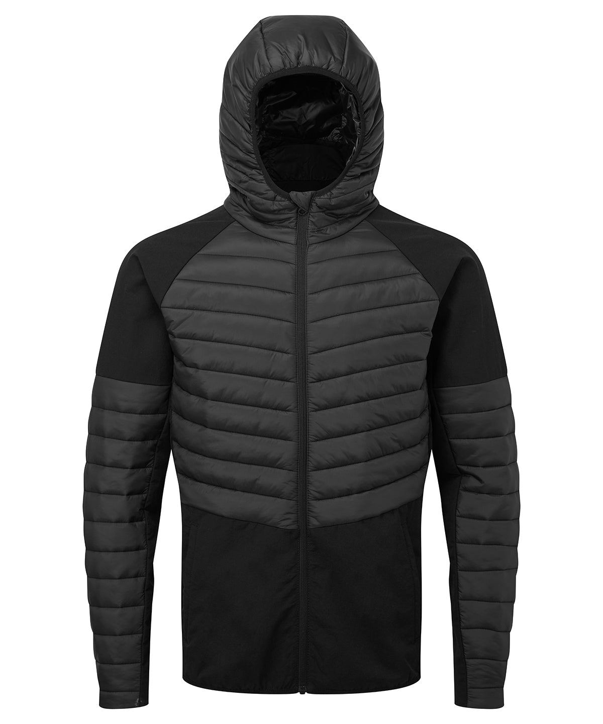 Black - Men's TriDri® insulated hybrid jacket - GarmentEmbroidery