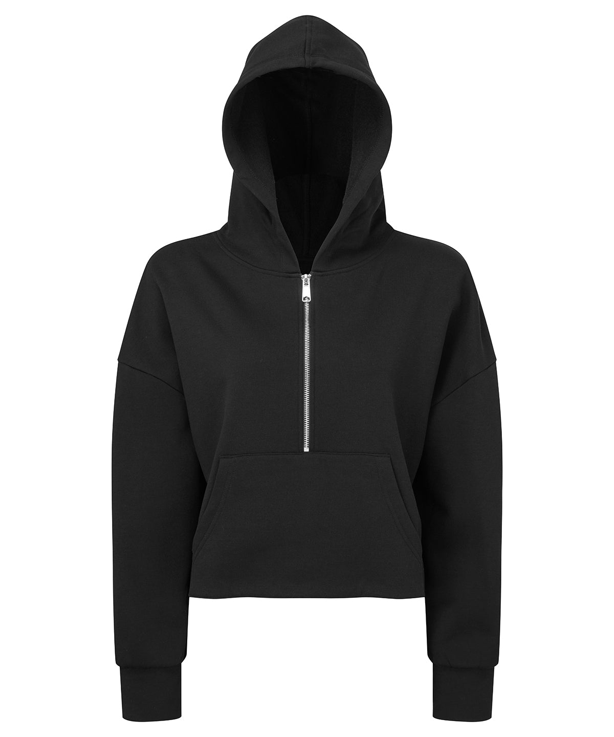 Black - Women's TriDri® 1/2 zip hoodie - GarmentEmbroidery