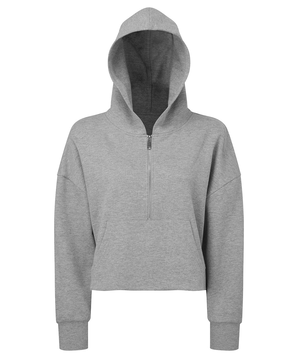 Heather Grey - Women's TriDri® 1/2 zip hoodie - GarmentEmbroidery