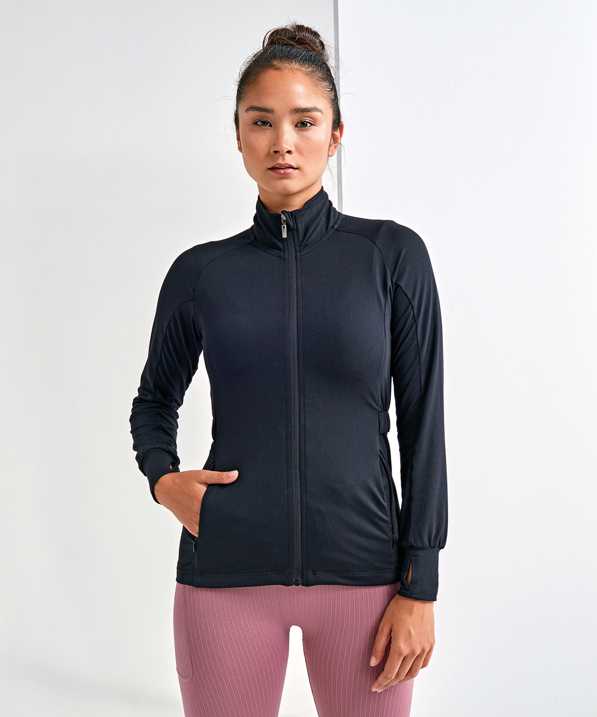 Black - Women's TriDri® performance jacket - GarmentEmbroidery