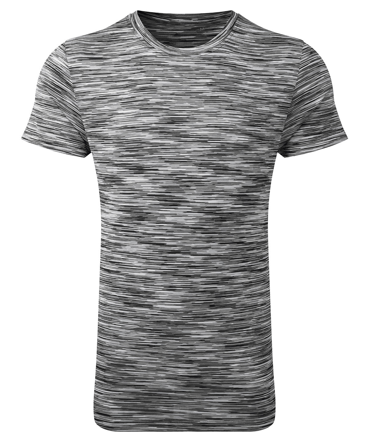 Black/Grey - TriDri® space dye performance t-shirt - GarmentEmbroidery