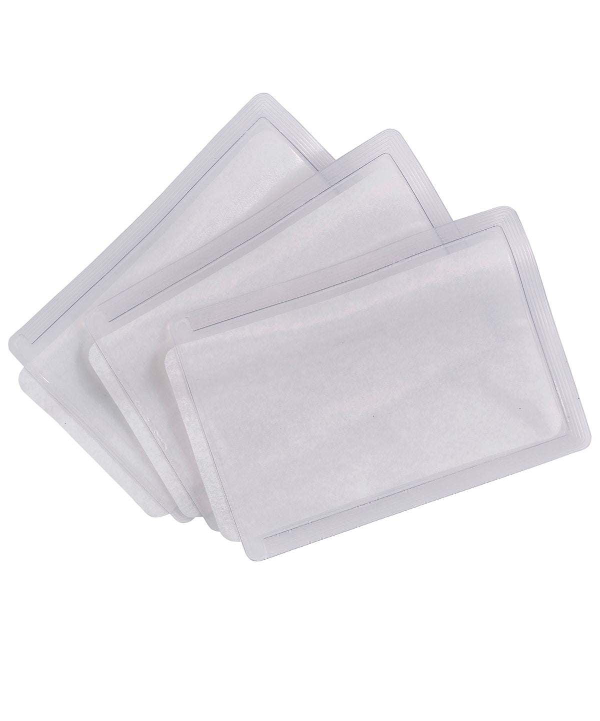 Clear - Heat-apply ID pockets (ID04/ID05/ID06) (Pack of 50) - GarmentEmbroidery